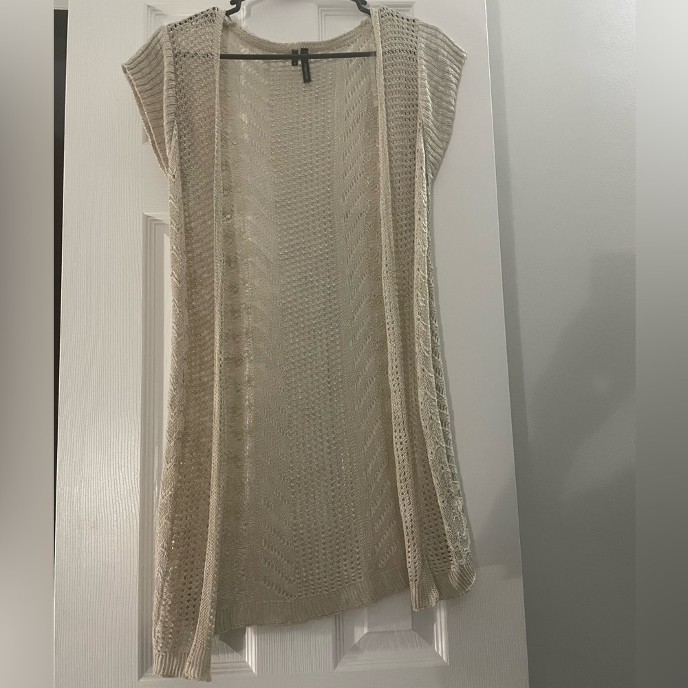 Maurice’s crochet long cardigan. Size small. New without tags.